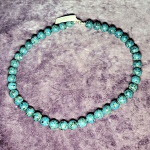 ‎Blue Jasper Beaded Necklace